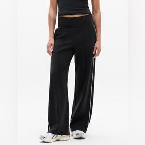 Athleta Venice high rise track stripe wide leg pant